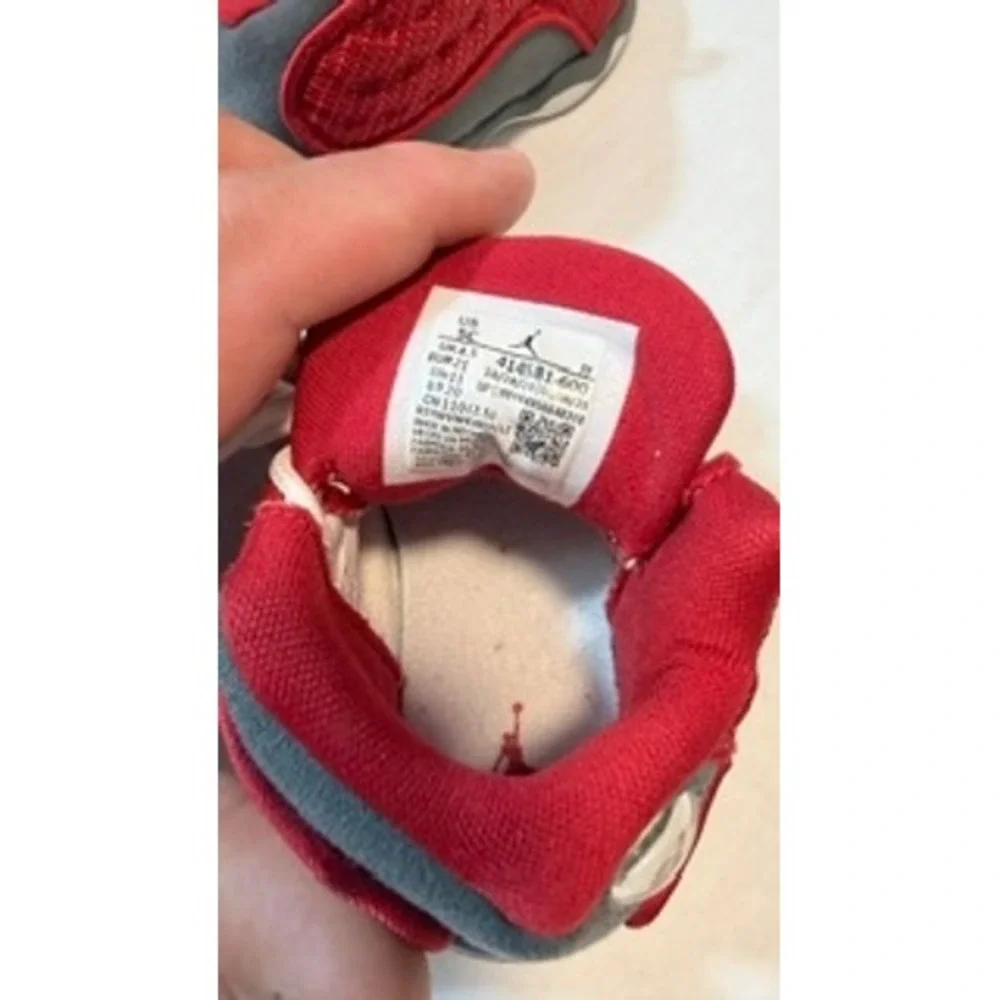 Jordan 13 Retro Gym Red Flint Grey Toddler Shoes 5C 414581-600 Sneakers